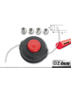 Tambur cu guta 2.4 mm x 2.5 m. universal. profil rotund pentru trimere electrice si motocoase